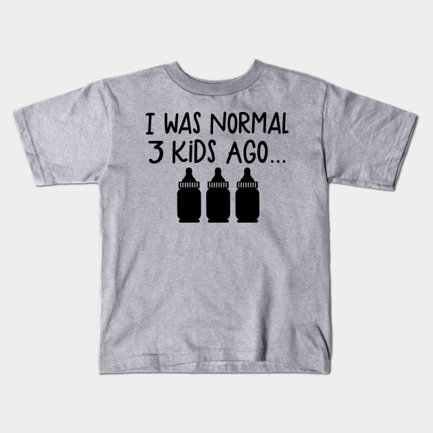iwas nomal 3 kids ago... Kids T-Shirt by busines_night